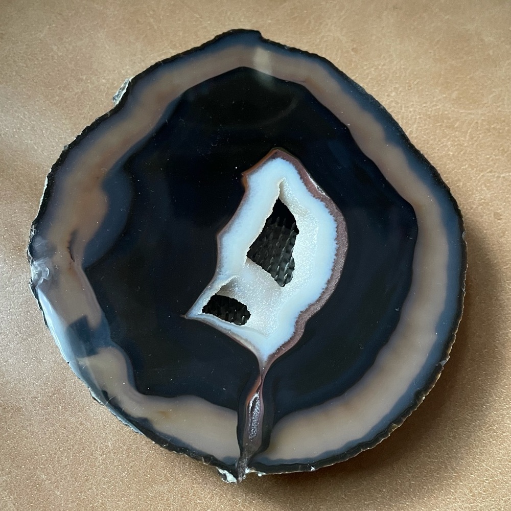 Large Agate stone home decor ikebana vase ikebana frog kenzan flower frog